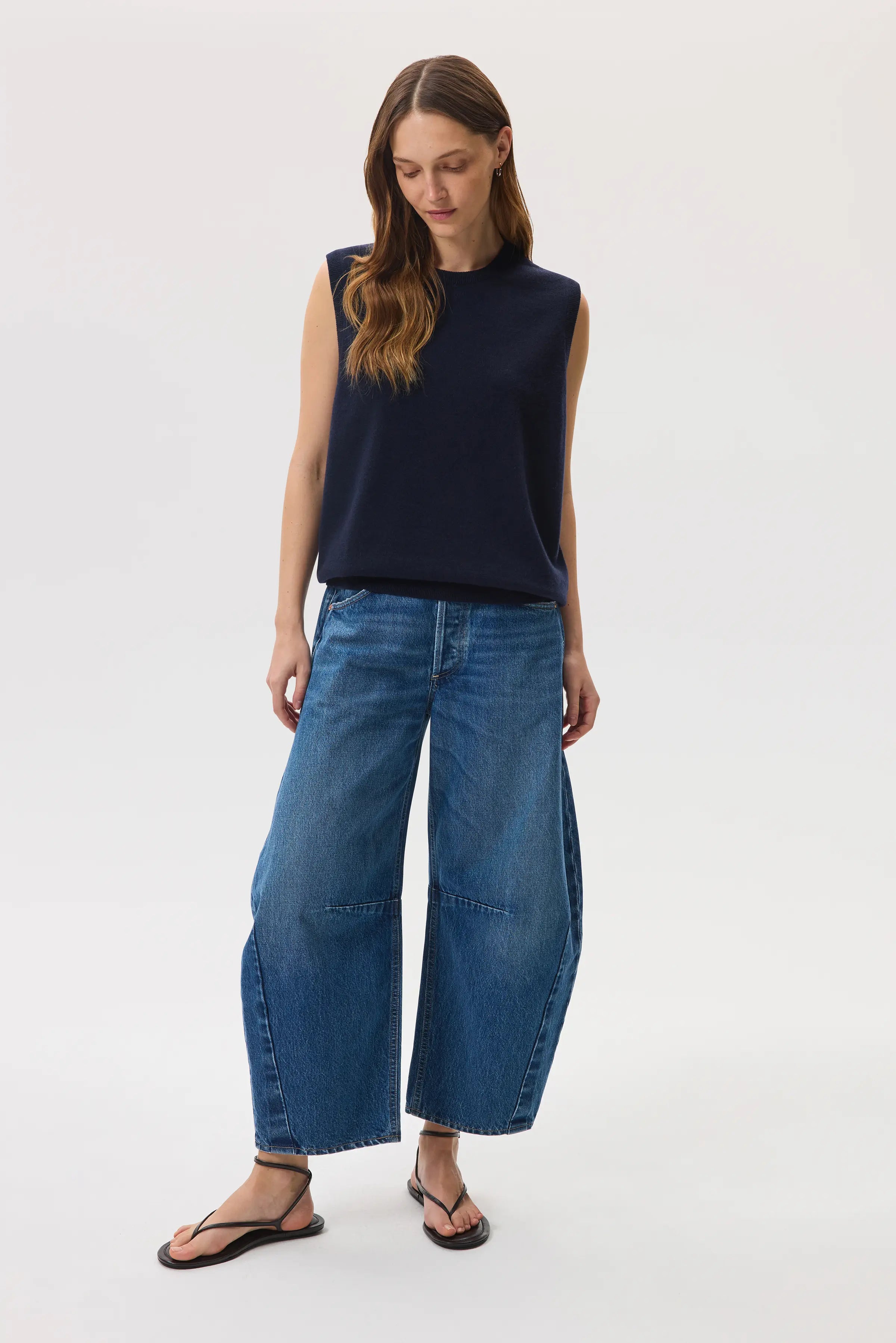 Dark Navy Cashmere Tank