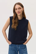 Dark Navy Cashmere Tank