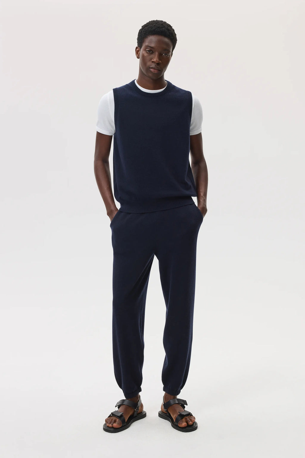 Dark Navy Cashmere Tank