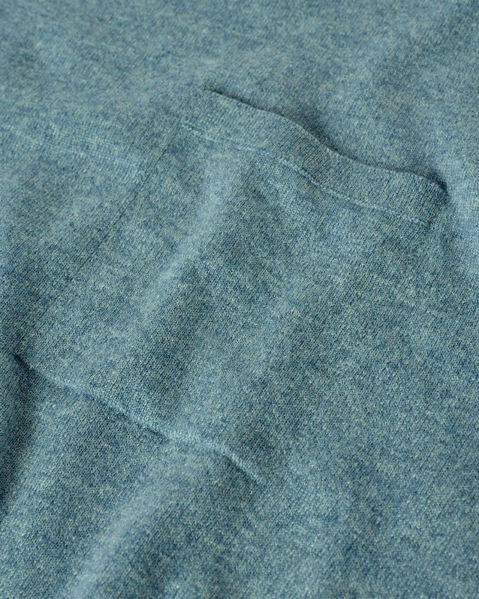 Gauzy Pocket Green Cashmere Jumper