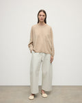 Gauzy Pocket Natural Cashmere Jumper