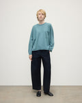 Gauzy Pocket Green Cashmere Jumper