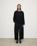 Gauzy Pocket Black Cashmere Jumper