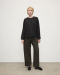 Gauzy Pocket Dark Grey Cashmere Jumper