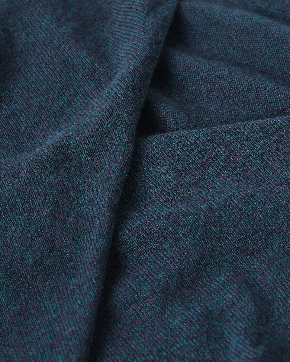 Ballet Wrap Navy Cashmere Cardigan