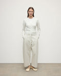 Ballet Wrap Cashmere White Ballet Cardigan