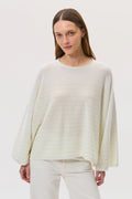 Relaxed Featherlight Cashmere Stripe Jumper