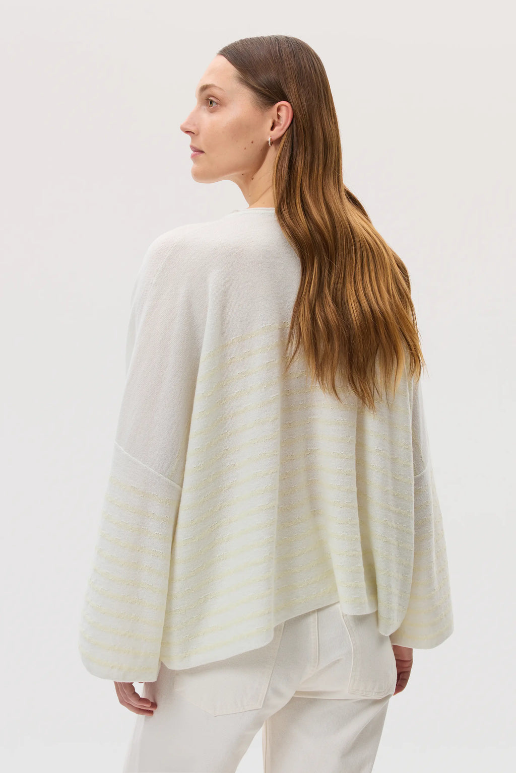 Relaxed Featherlight Cashmere Stripe Jumper