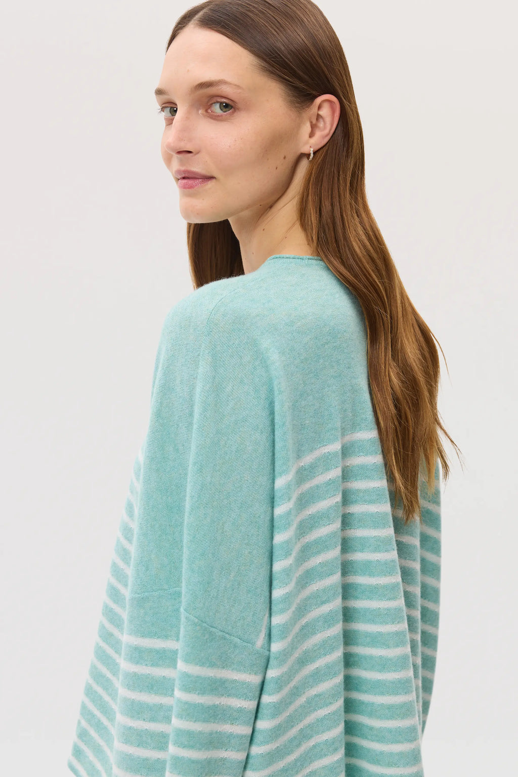Relaxed Featherlight Cashmere Stripe Jumper