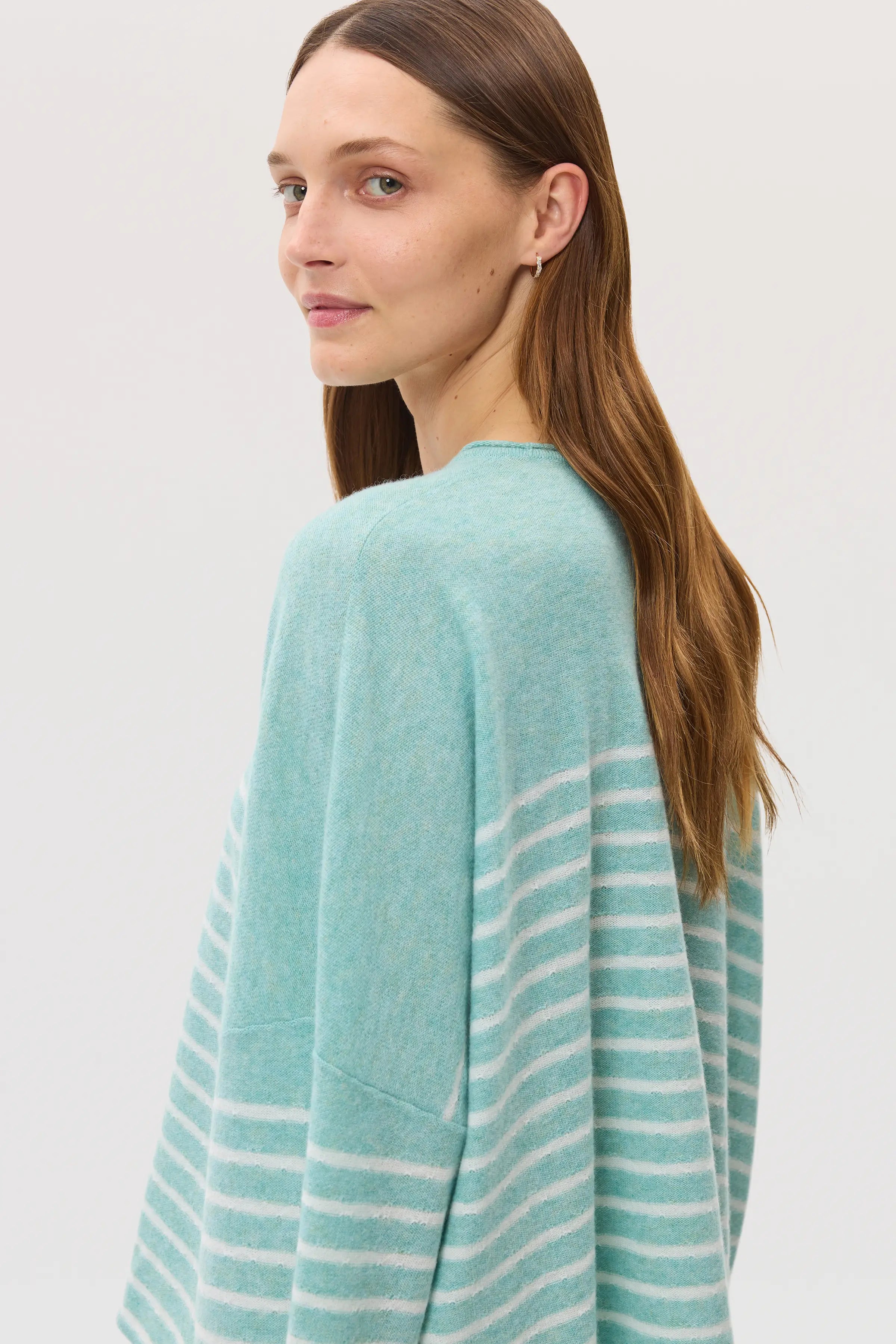 Relaxed Featherlight Cashmere Stripe Jumper