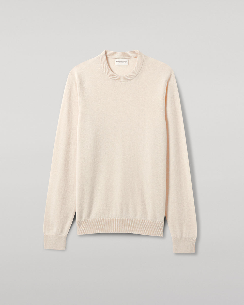 Rory Cream Classic Cashmere Crew Jumper