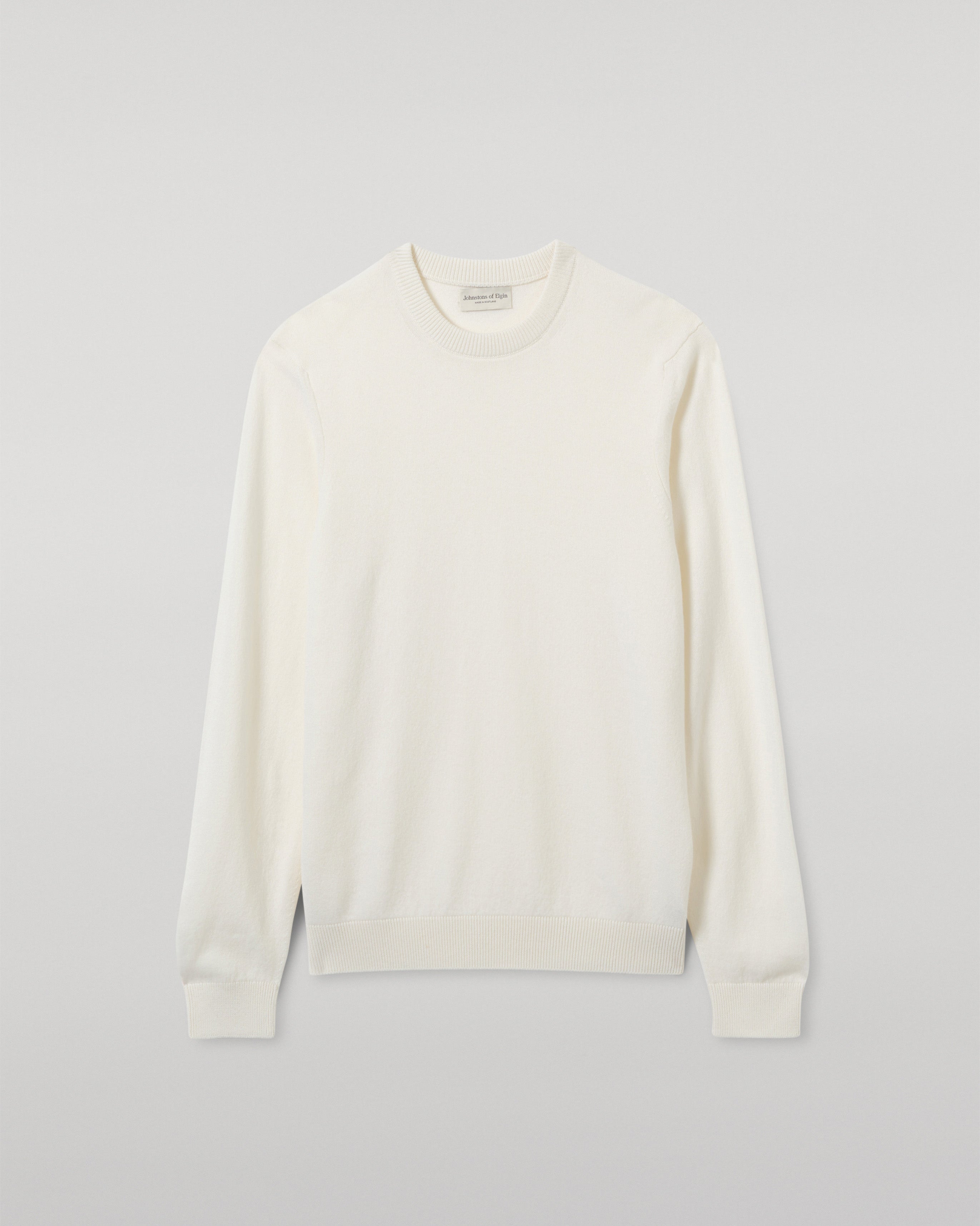 Rory White Classic Cashmere Crew Jumper