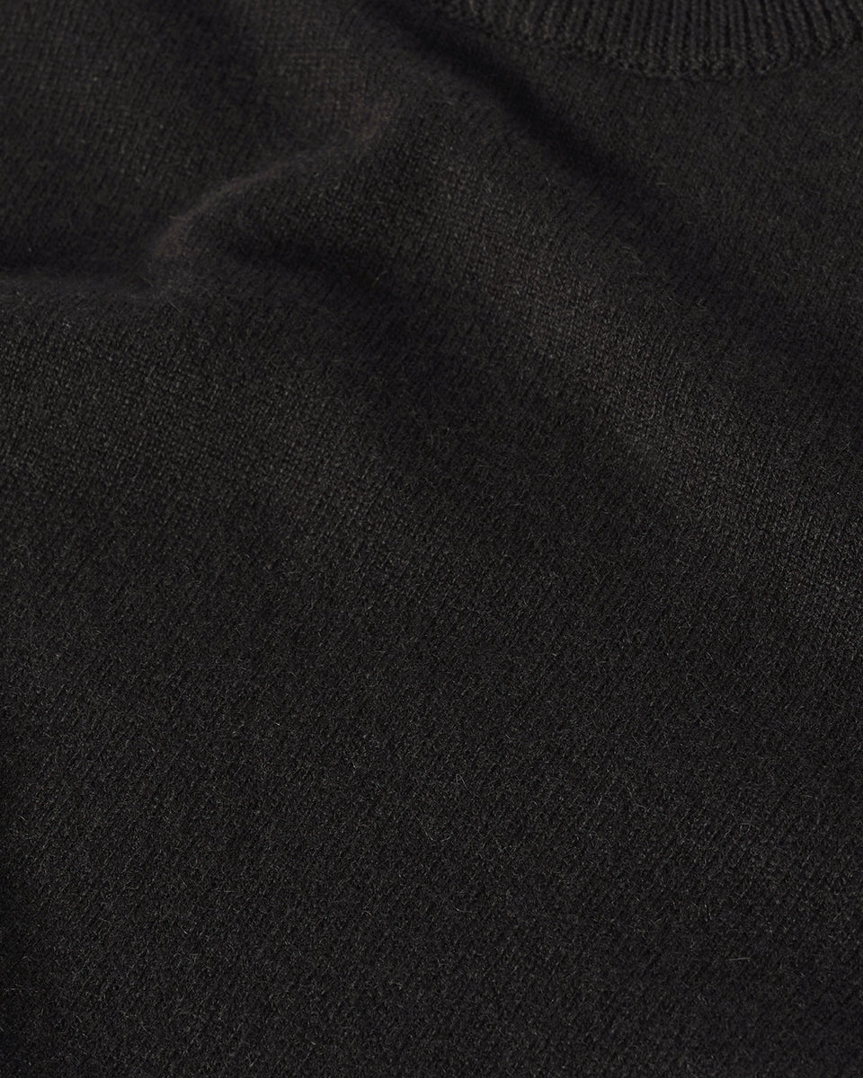 Classic Cashmere Dark Grey Round Neck Jumper