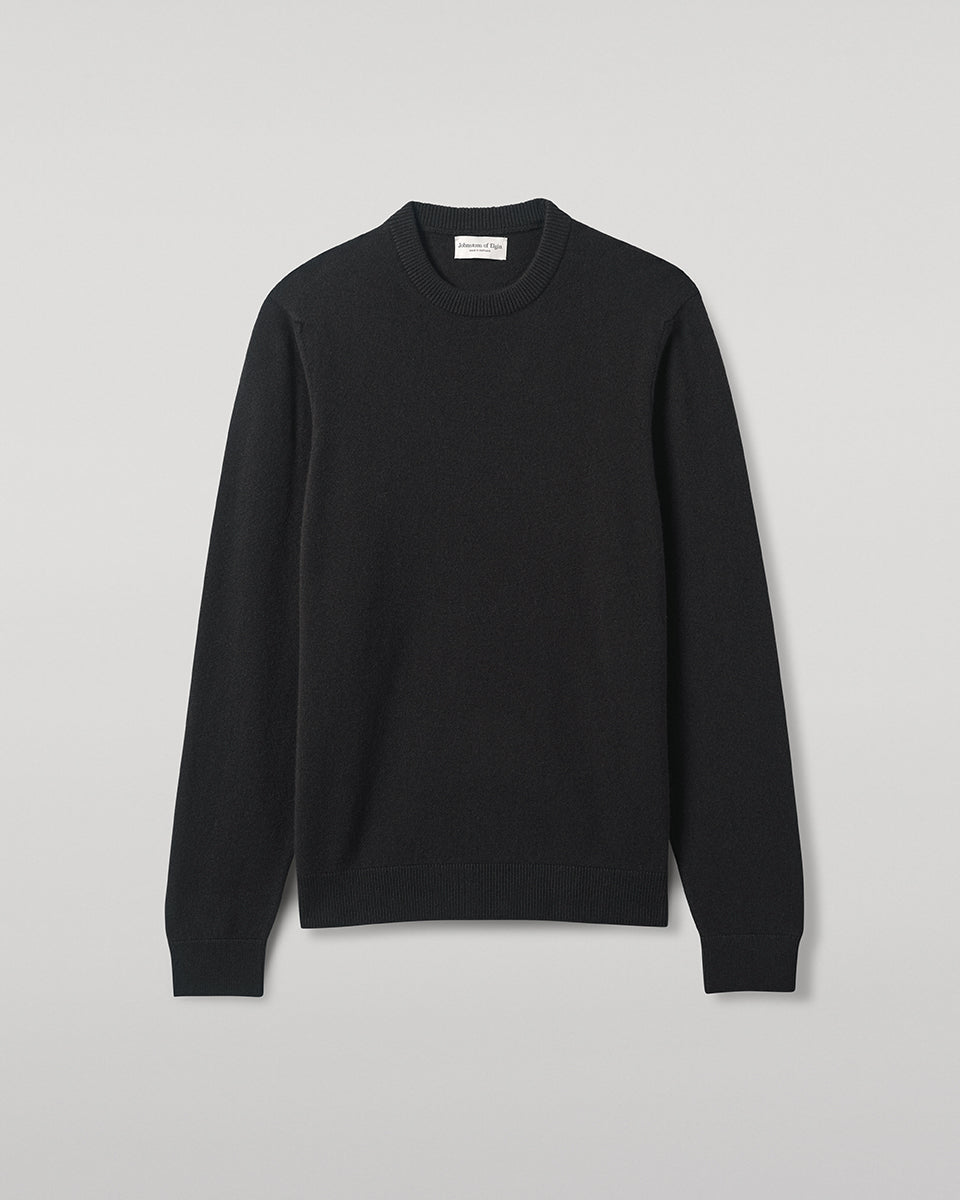 Classic Cashmere Dark Grey Round Neck Jumper