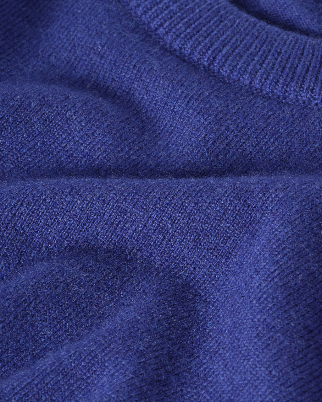 Rory Blue Classic Cashmere Crew Jumper