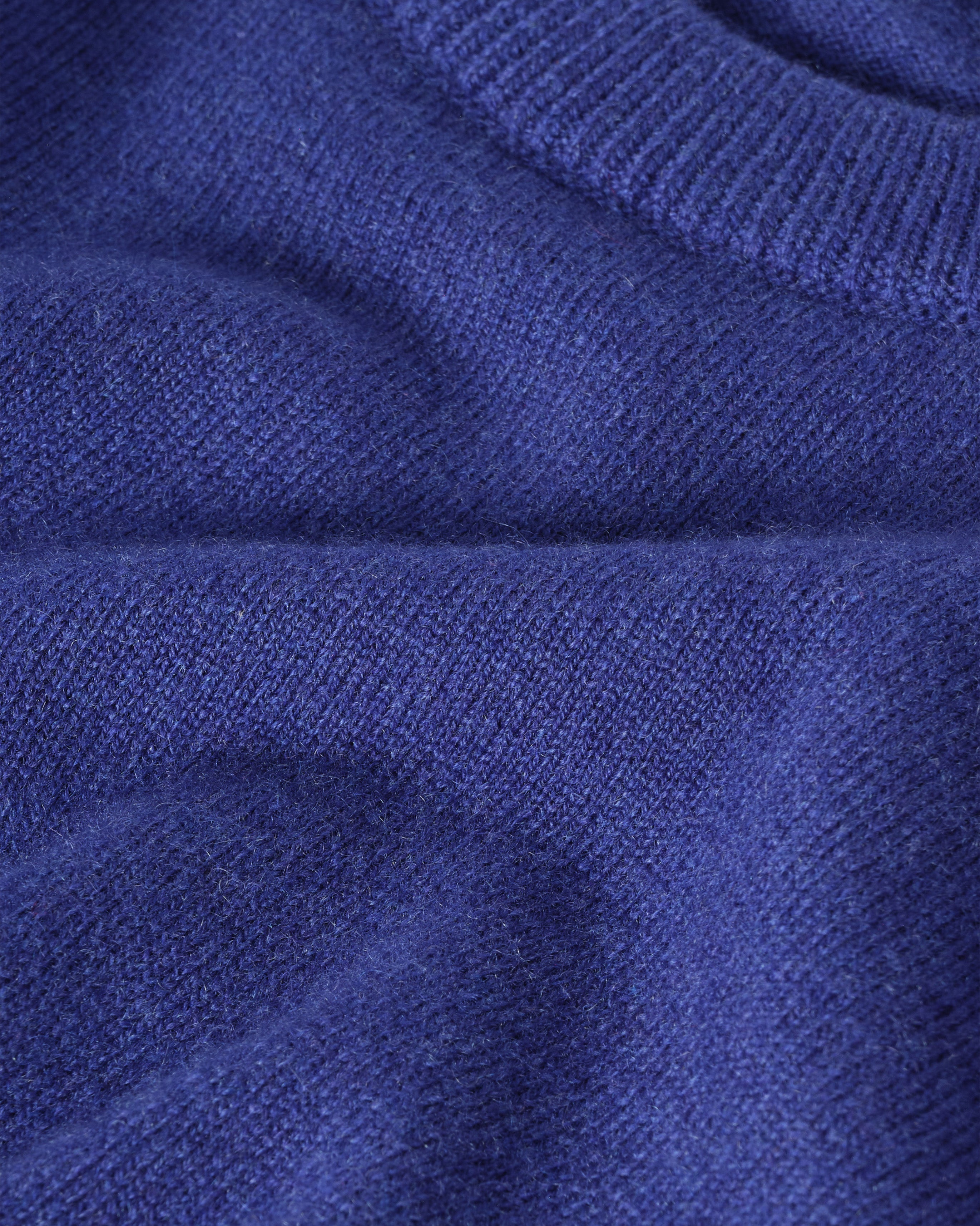 Rory Blue Classic Cashmere Crew Jumper