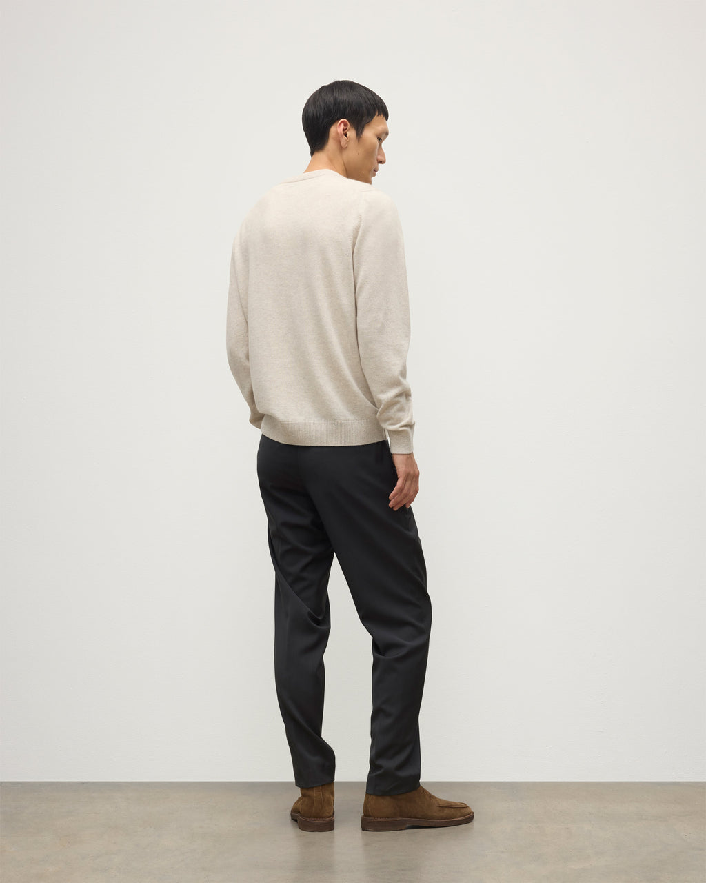 Rory Natural Classic Cashmere Crew Jumper