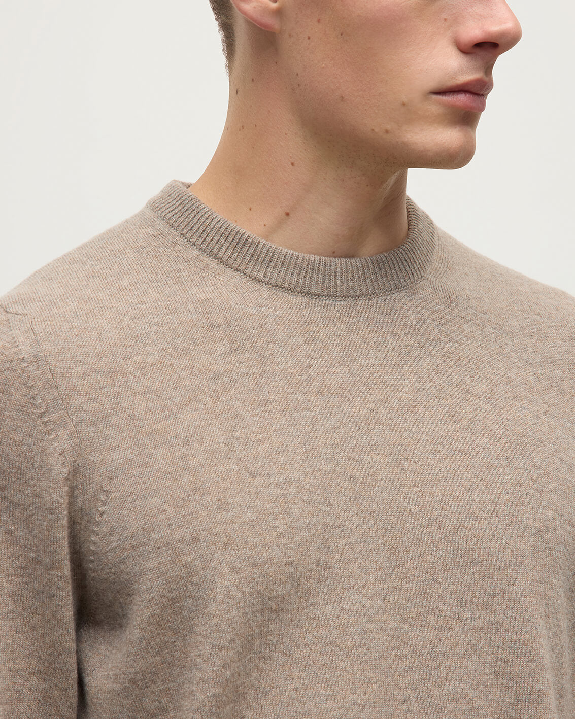 Rory Brown Classic Cashmere Crew Jumper