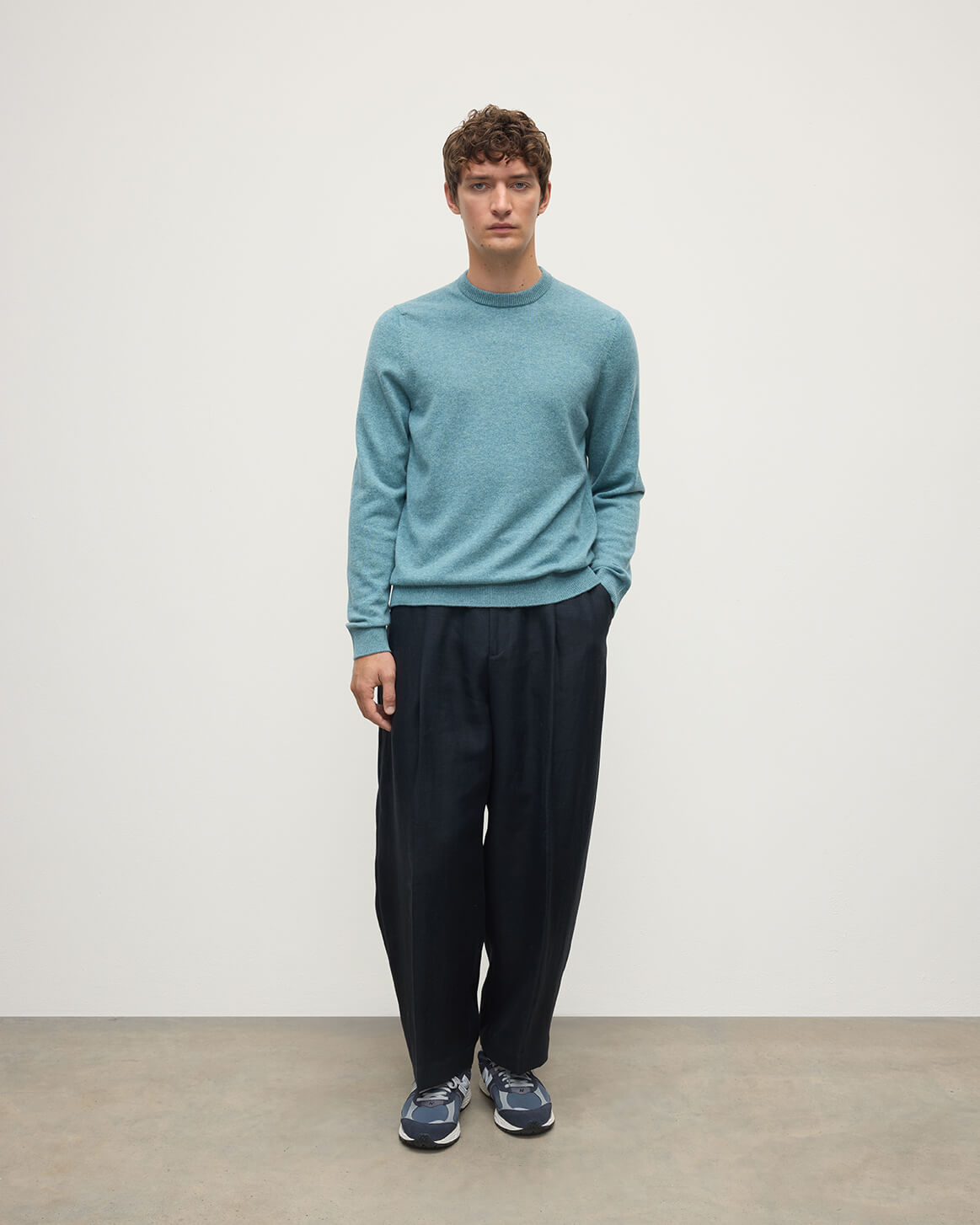 Rory Green Classic Cashmere Crew Jumper