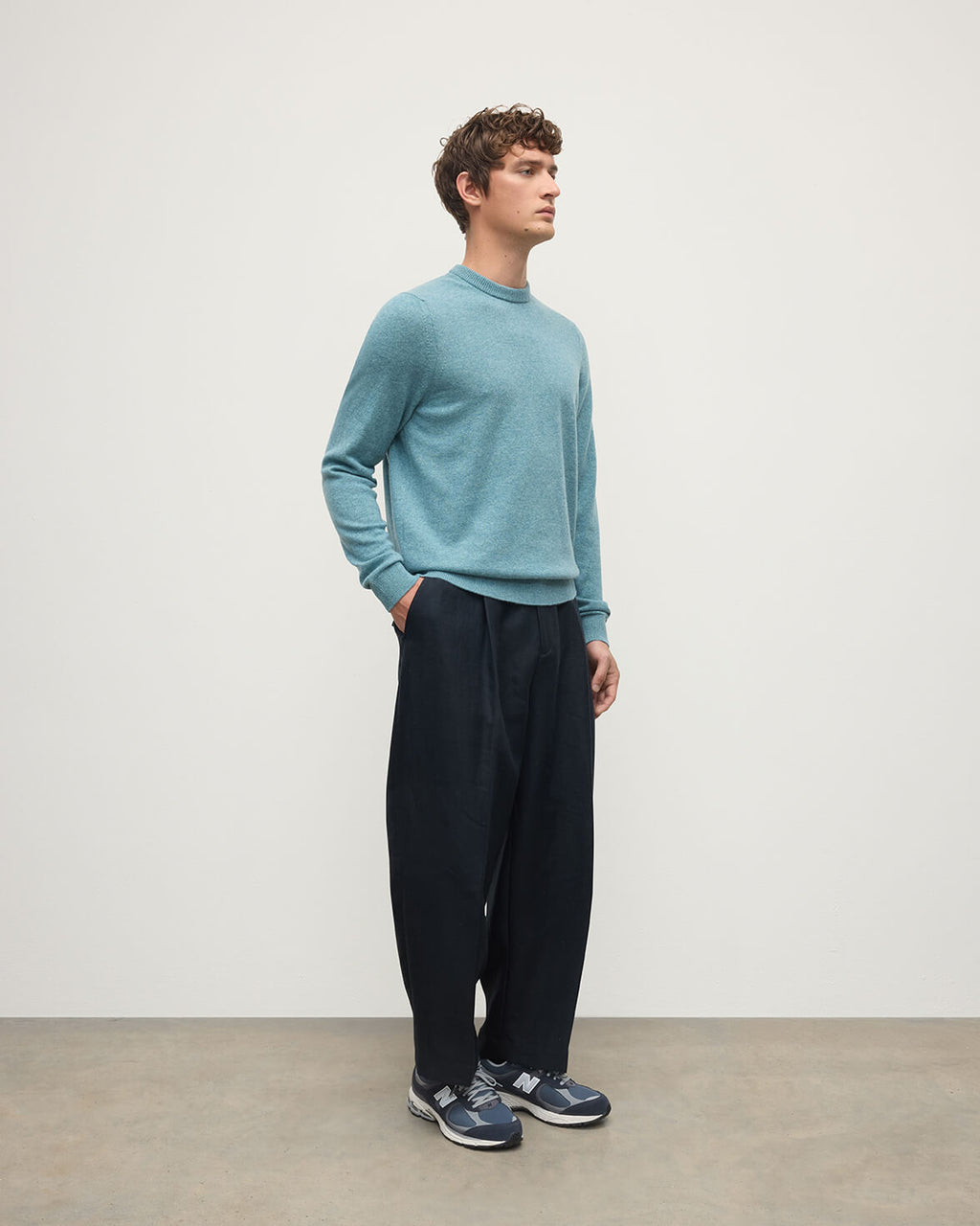 Rory Green Classic Cashmere Crew Jumper