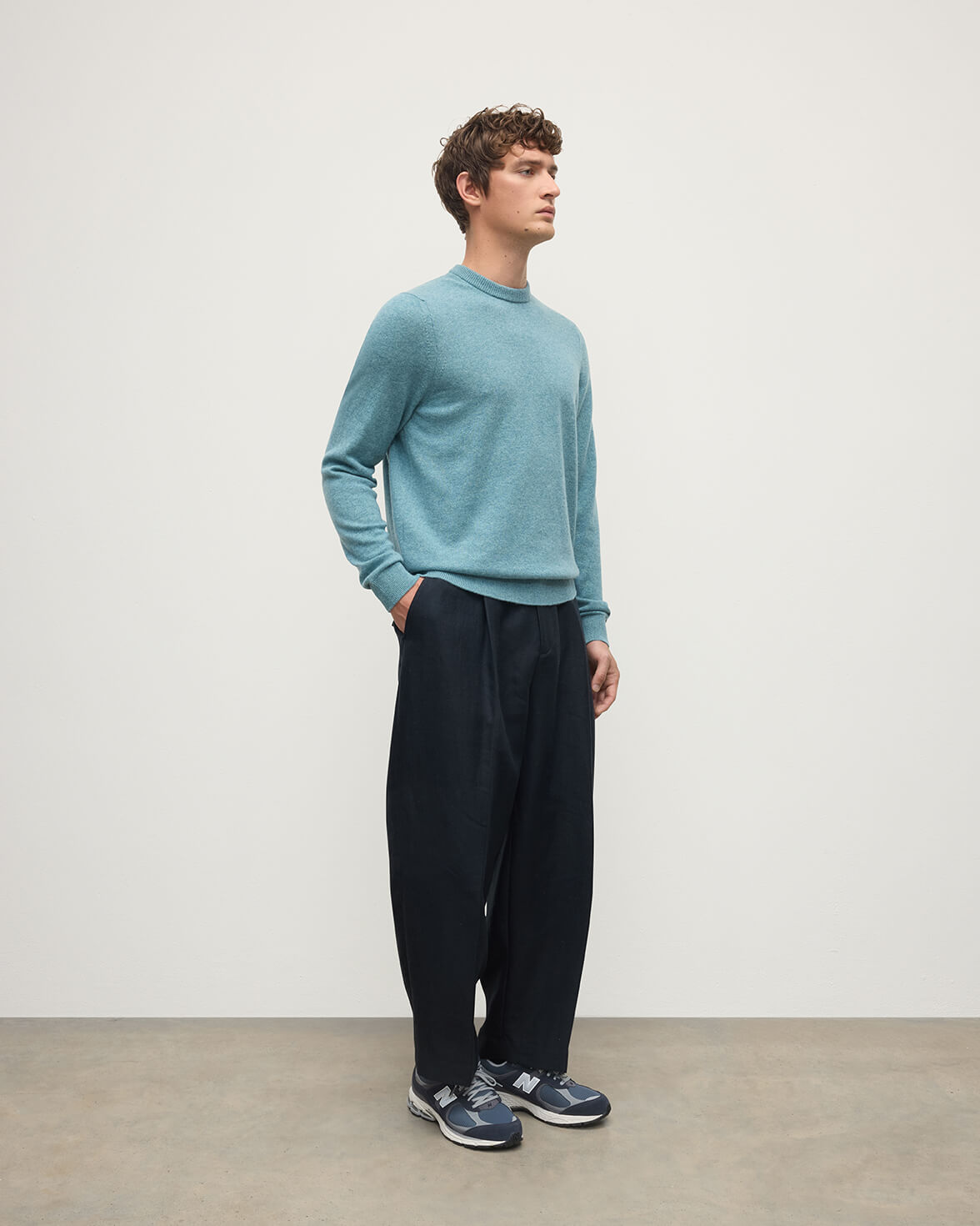 Rory Green Classic Cashmere Crew Jumper