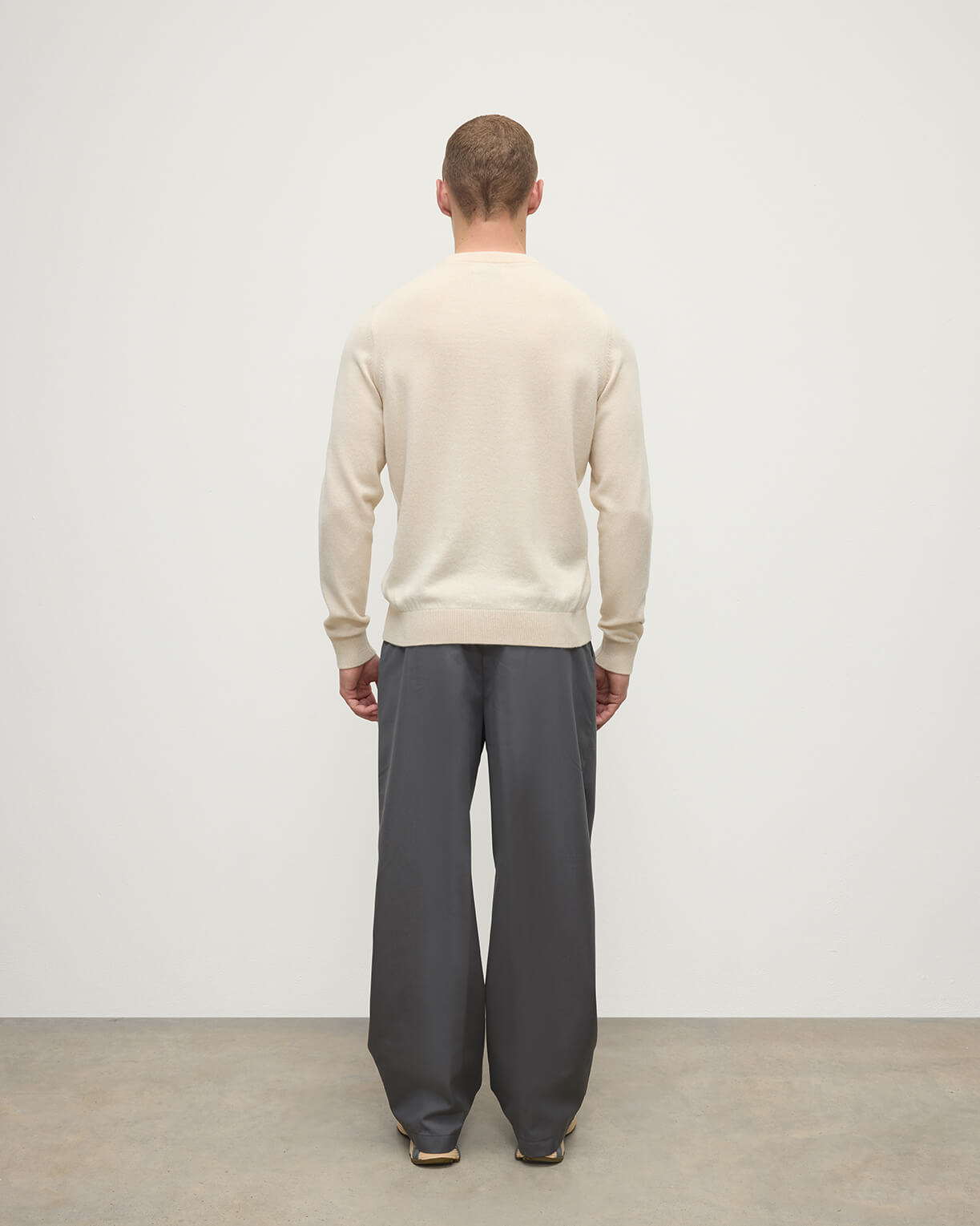 Rory Cream Classic Cashmere Crew Jumper