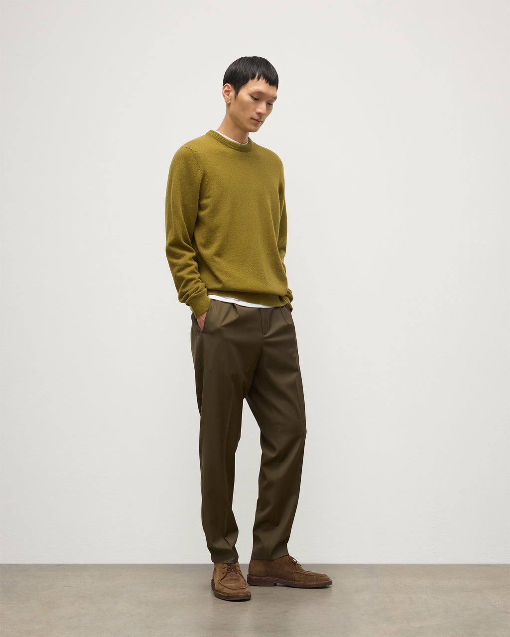 Rory Green Classic Cashmere Crew Jumper