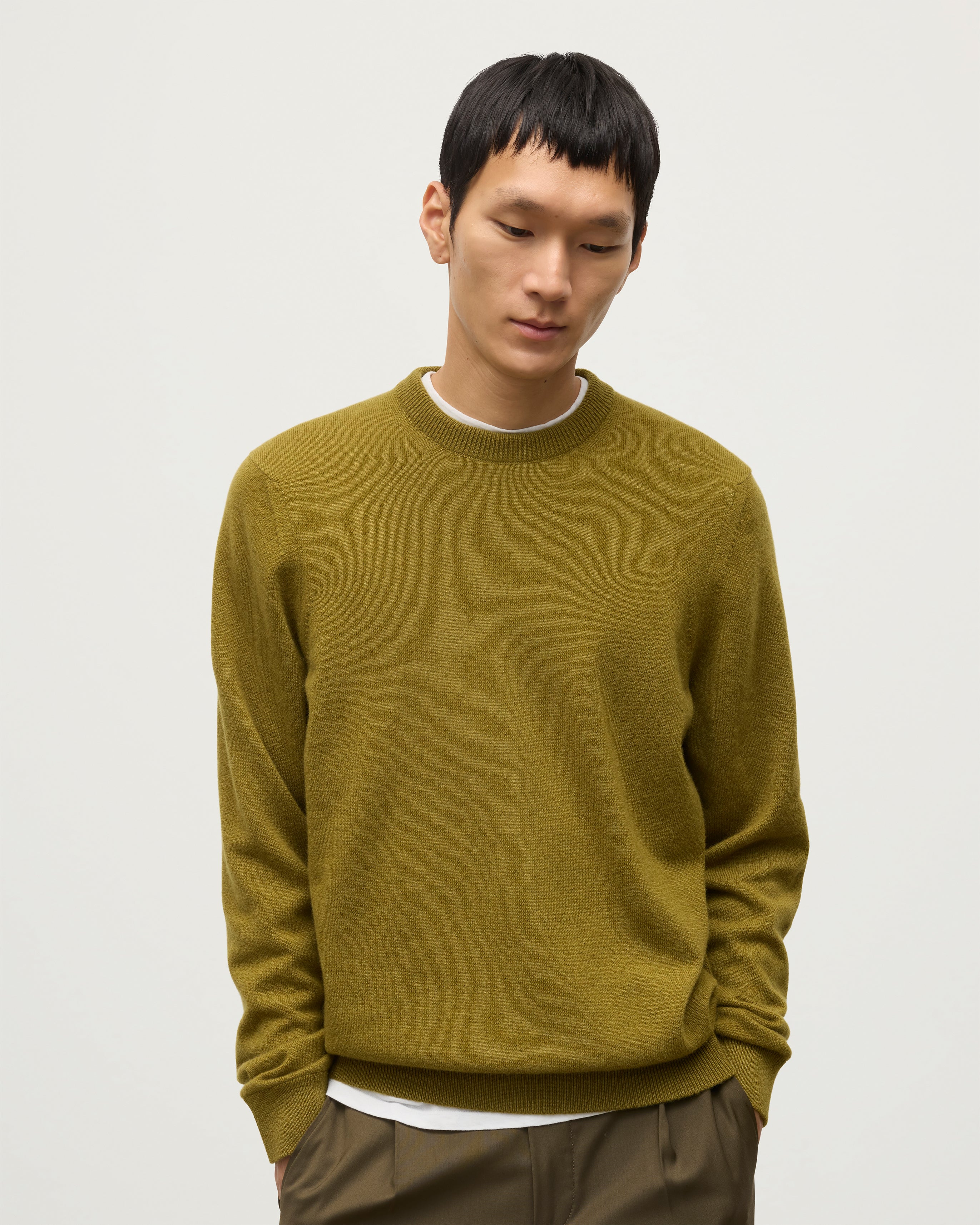 Rory Green Classic Cashmere Crew Jumper