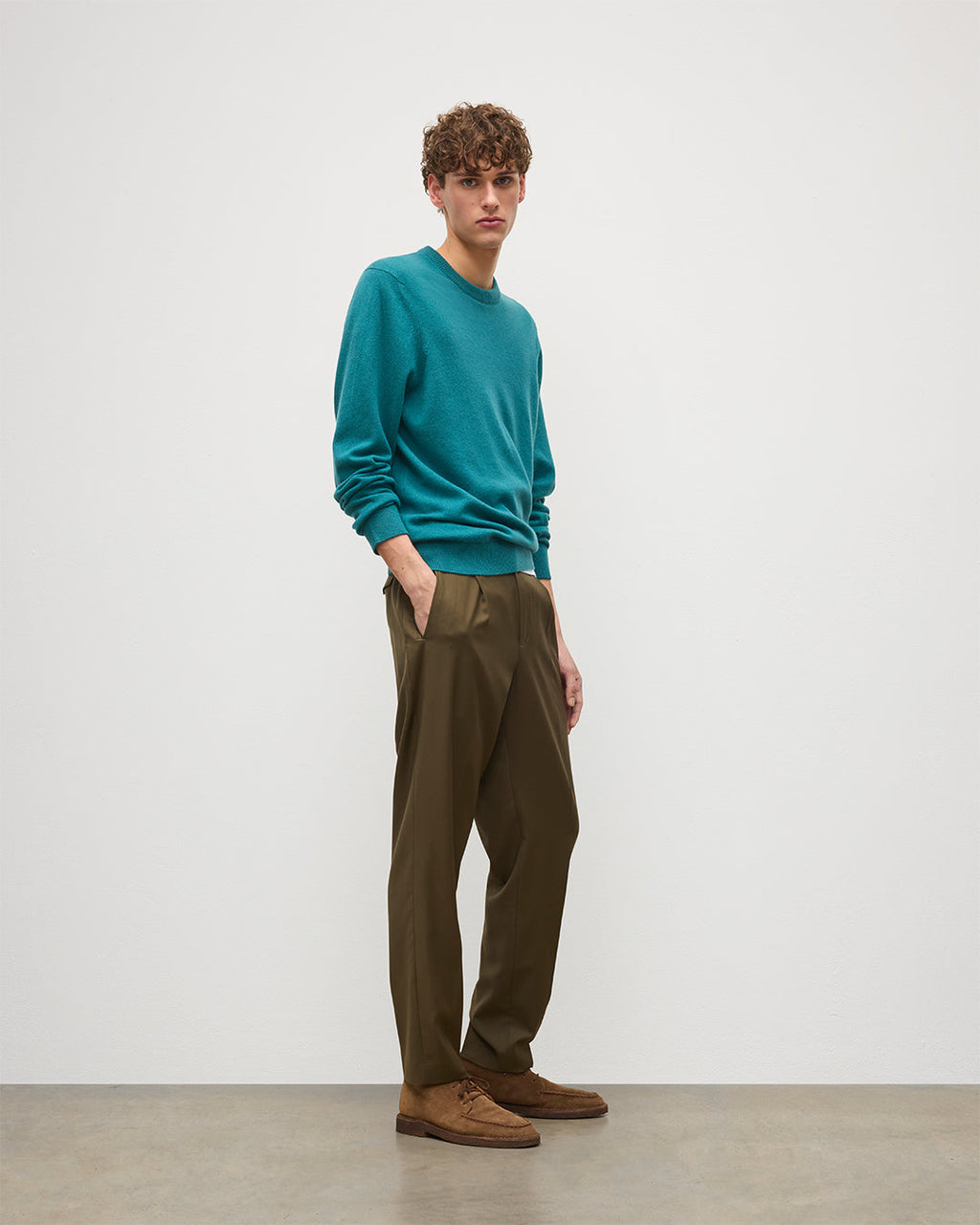 Rory Green Classic Cashmere Crew Jumper