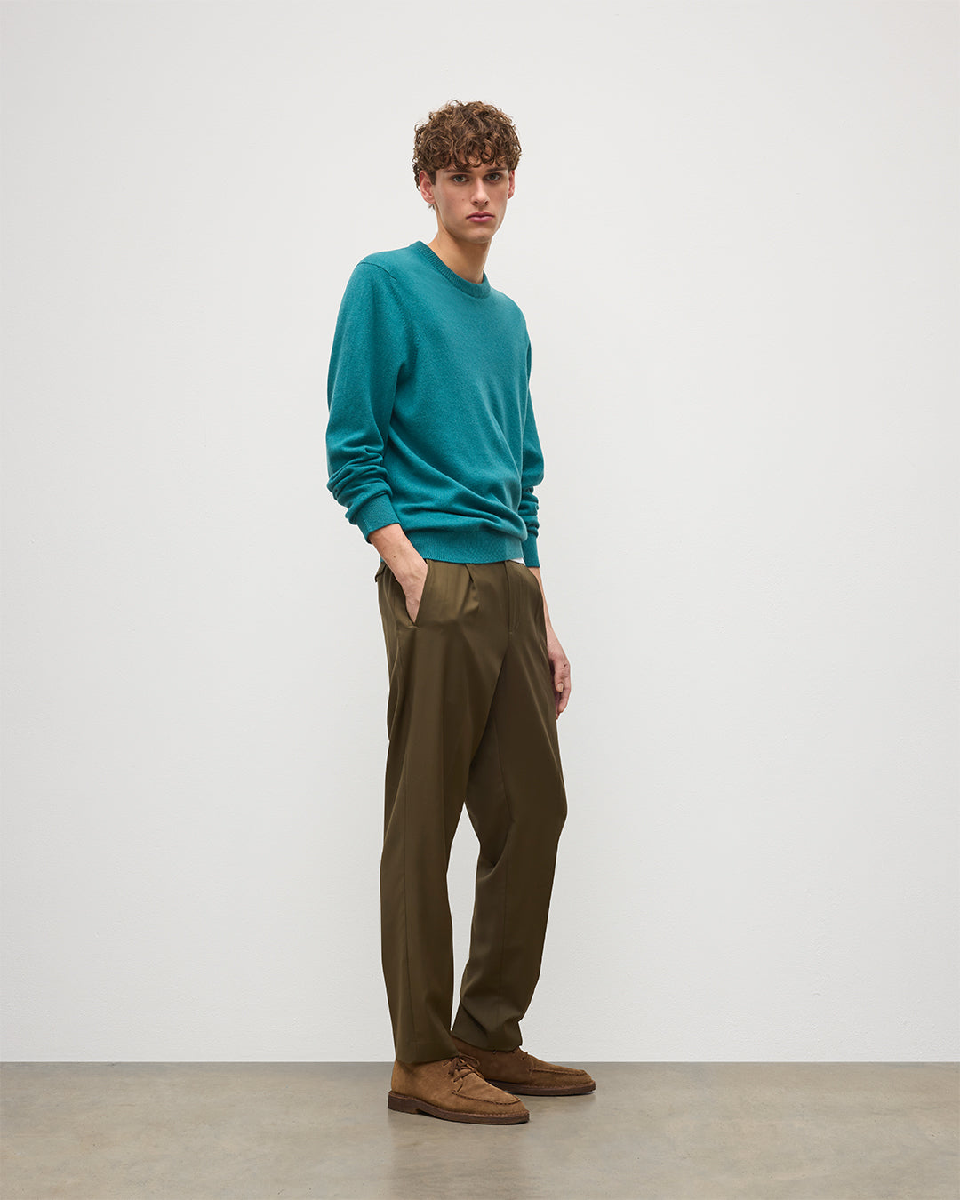 Rory Green Classic Cashmere Crew Jumper
