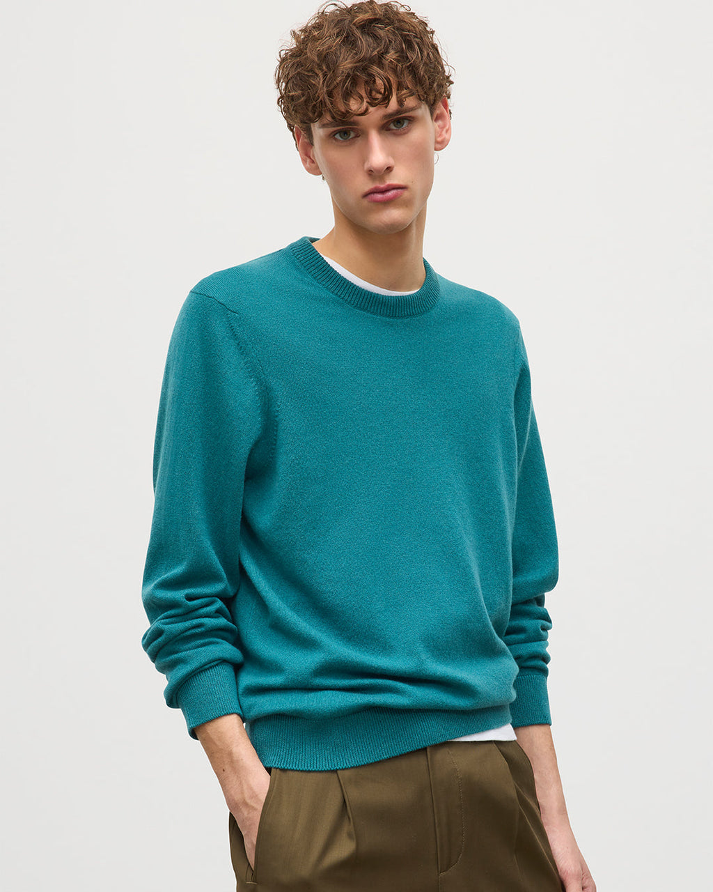 Rory Green Classic Cashmere Crew Jumper