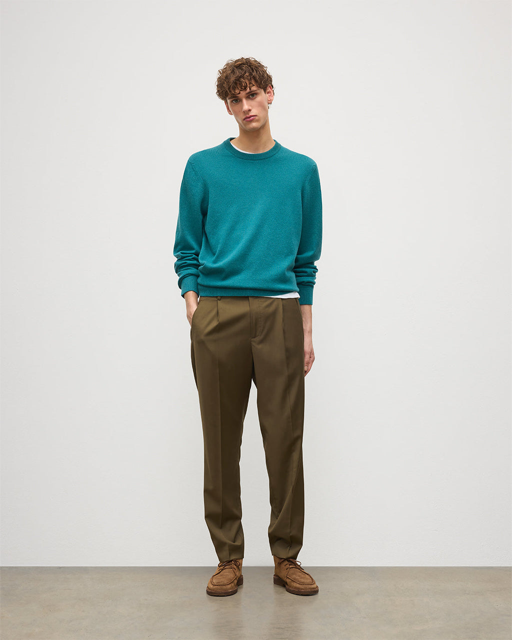 Rory Green Classic Cashmere Crew Jumper
