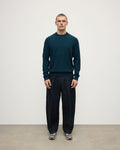 Rory Bottle Green Classic Cashmere Crew Jumper