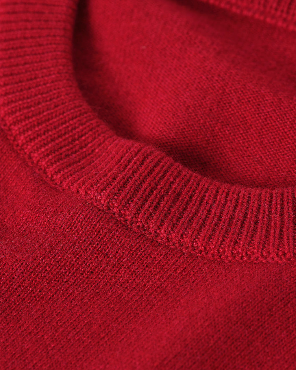 Rory Red Classic Cashmere Crew Jumper