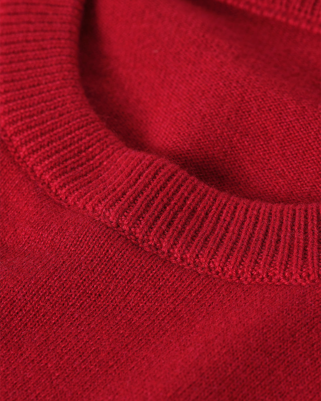 Rory Red Classic Cashmere Crew Jumper