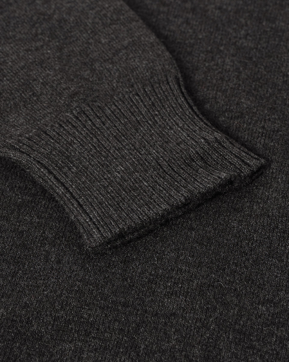 Relaxed Milano Stitch Charcoal Jumper