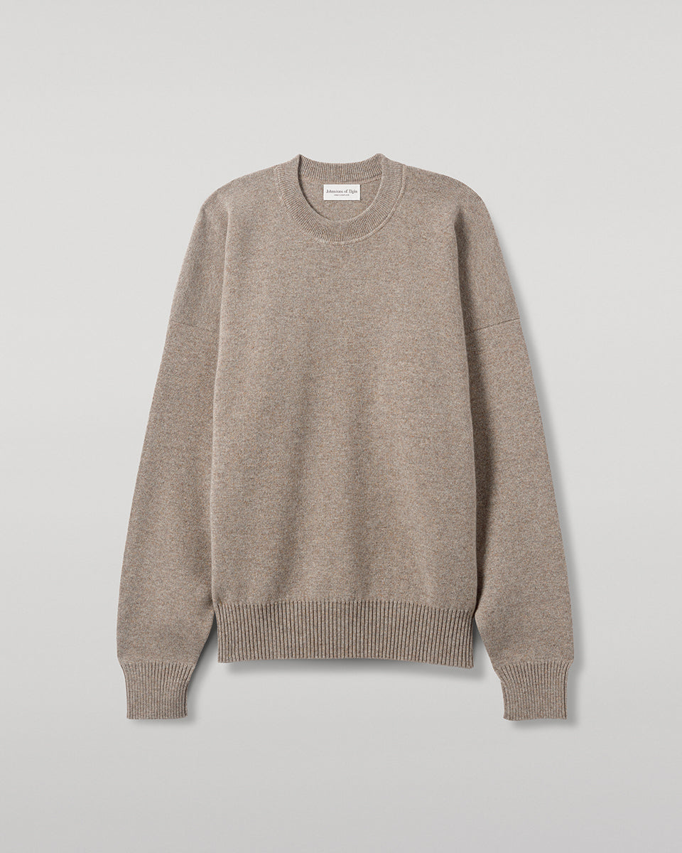 Relaxed Milano Stitch Light Brown Jumper