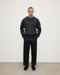 Relaxed Milano Stitch Charcoal Jumper