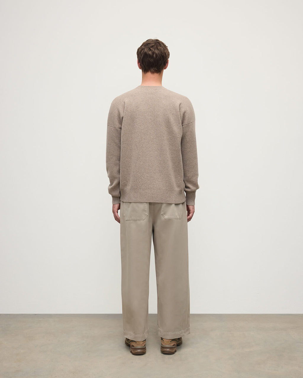 Relaxed Milano Stitch Light Brown Jumper