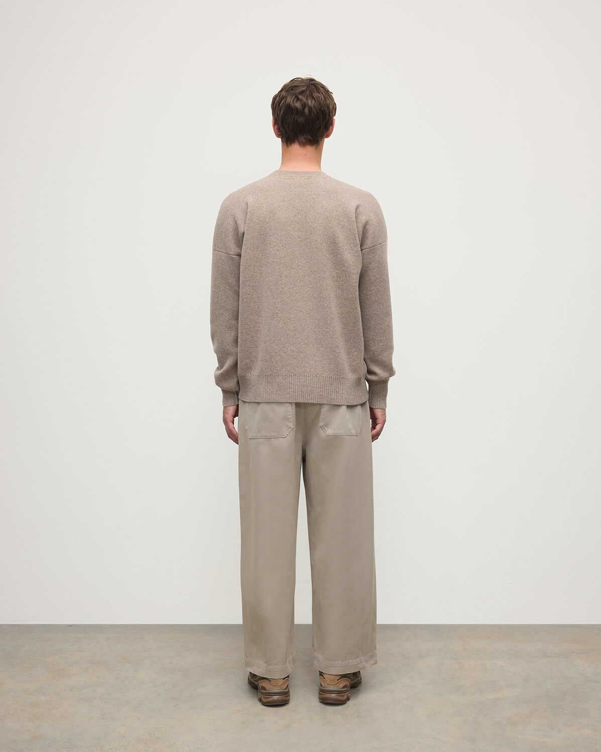 Relaxed Milano Stitch Light Brown Jumper