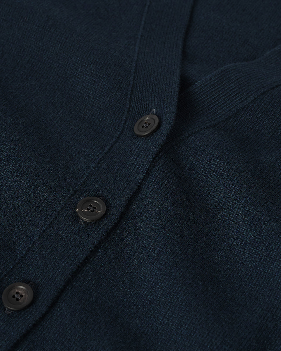 Milano Stitch Bottle Green Cashmere Cardigan