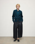 Milano Stitch Bottle Green Cashmere Cardigan