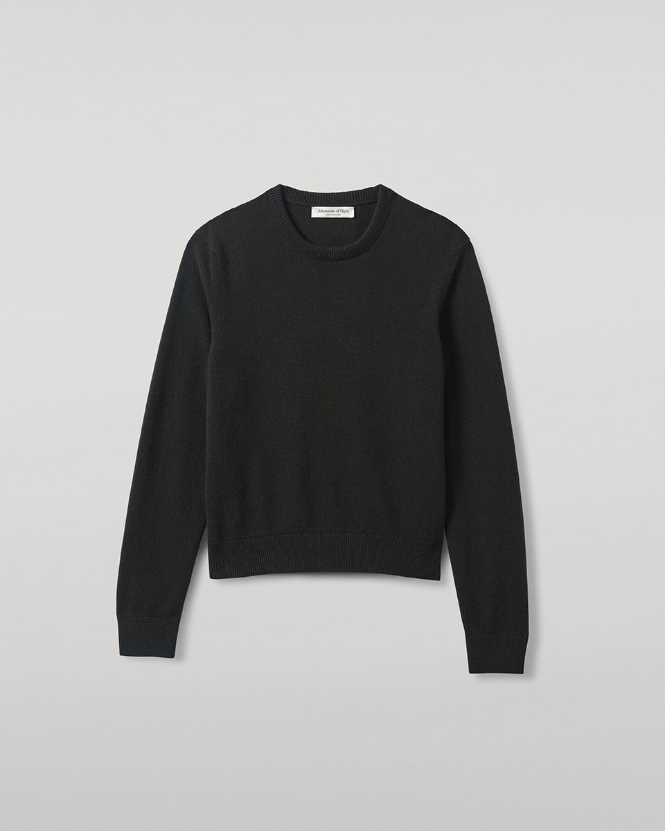 Classic Cashmere Dark Grey Round Neck Jumper