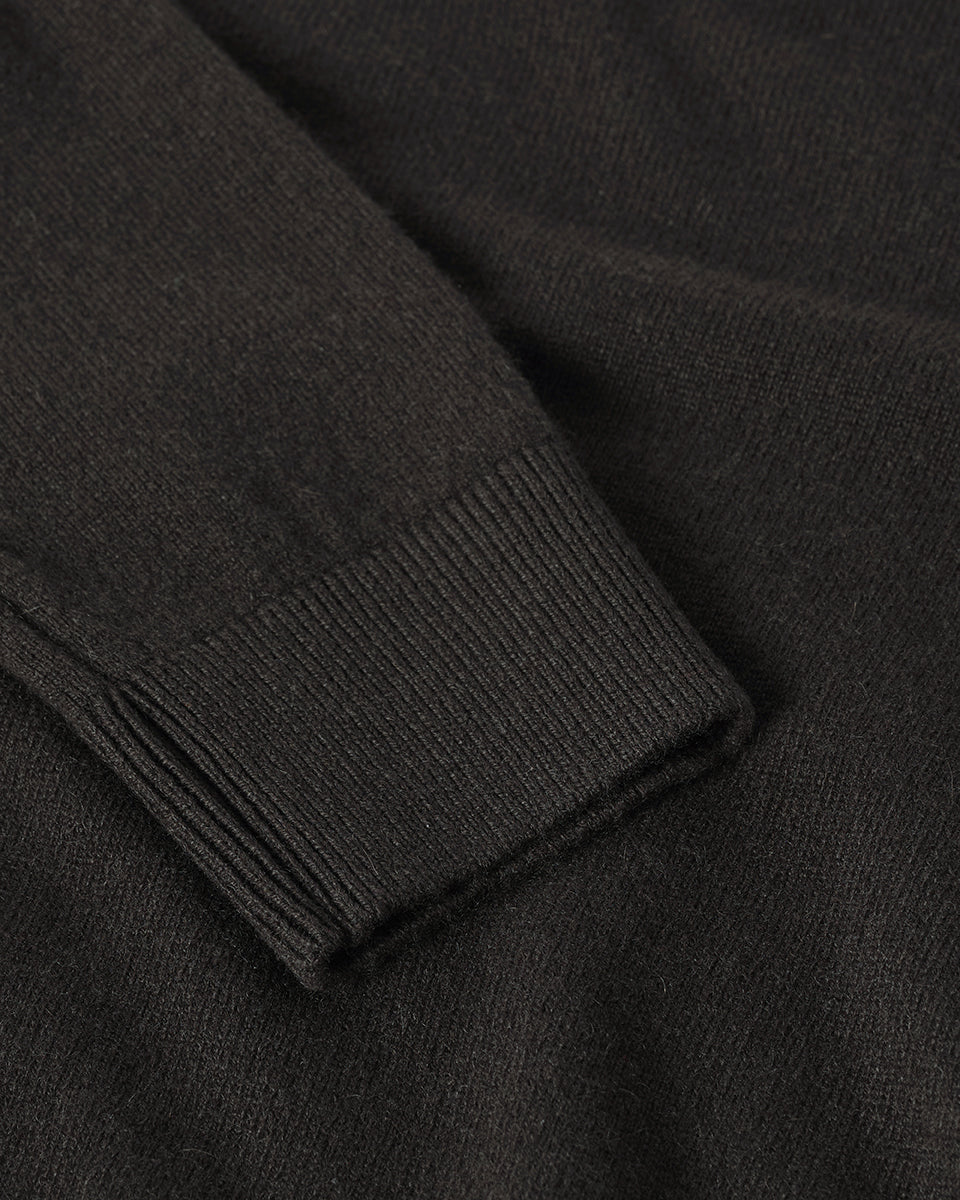 Classic Cashmere Dark Grey Round Neck Jumper
