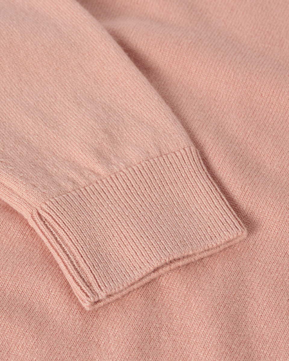 Classic Cashmere Pink Round Neck Jumper