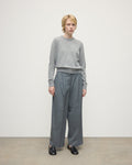 Classic Cashmere Light Grey Round Neck Jumper
