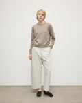 Classic Cashmere Brown Round Neck Jumper