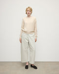 Classic Cashmere Cream Round Neck Jumper