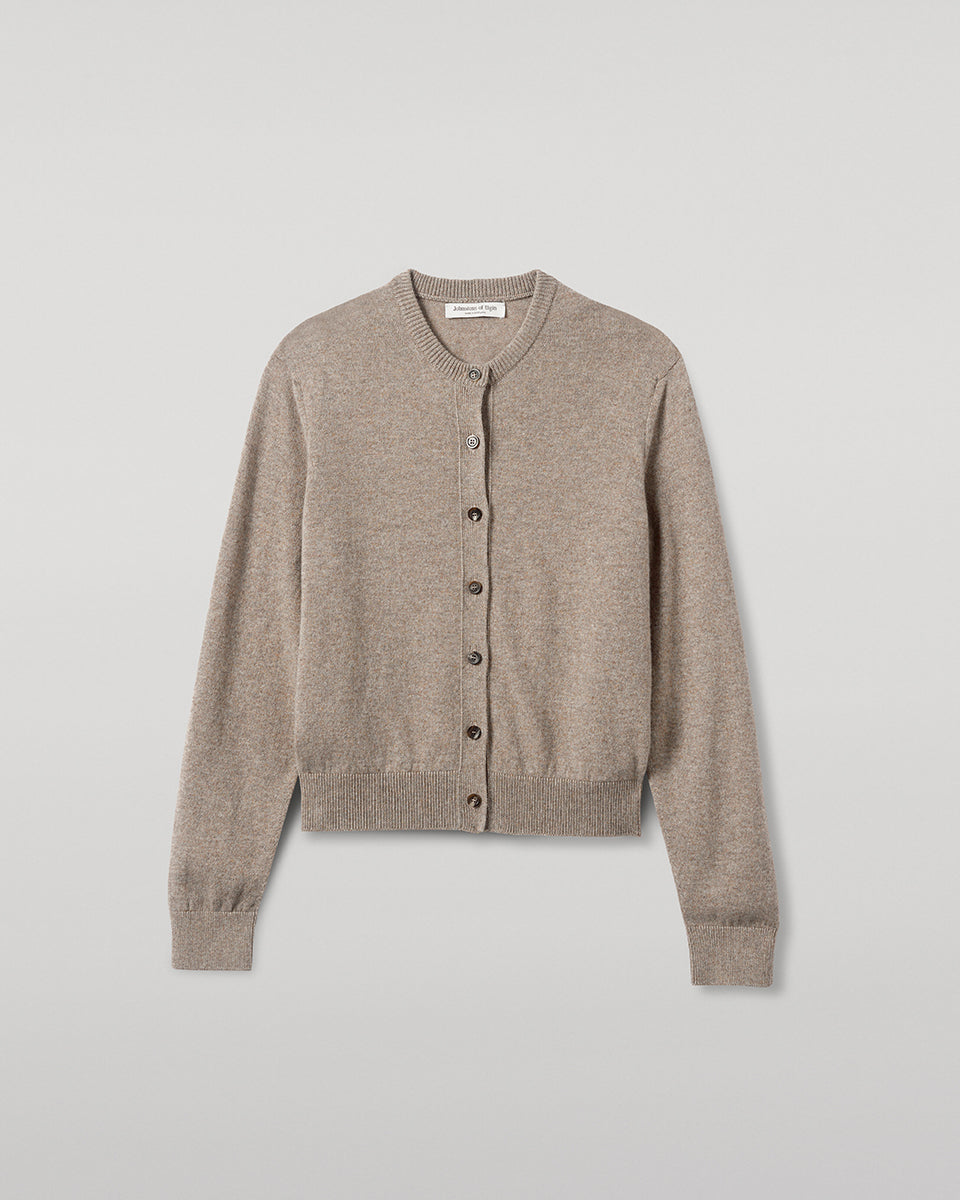 Classic Cashmere Brown Cardigan