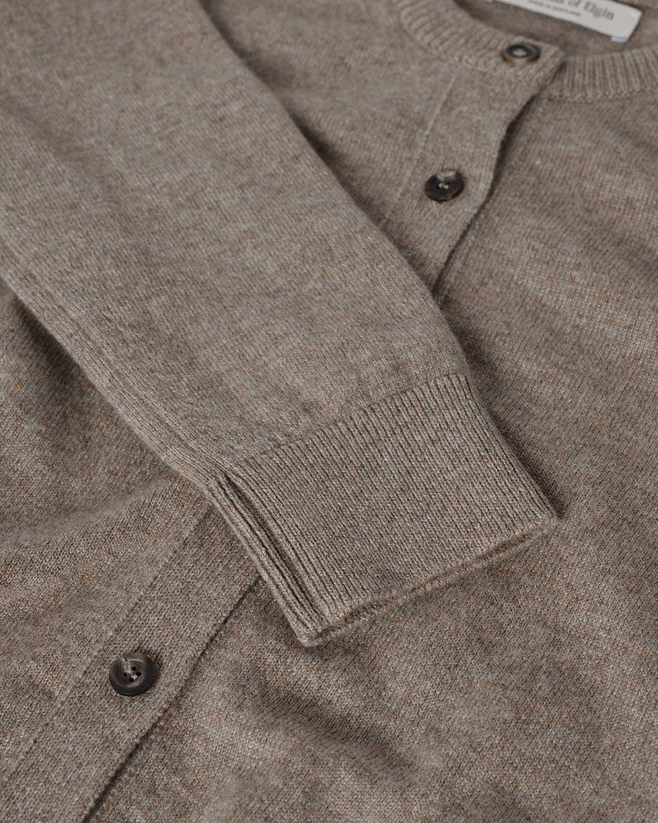 Classic Cashmere Brown Cardigan